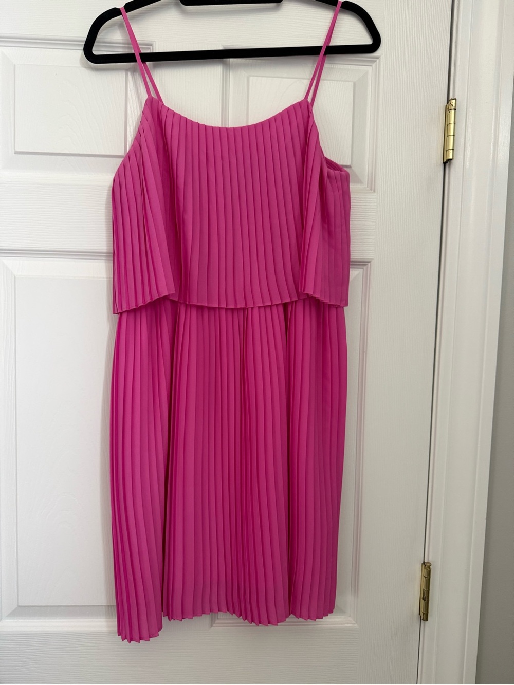 Merona Hot Pink Pleated Spaghetti Strap Wedding Dress